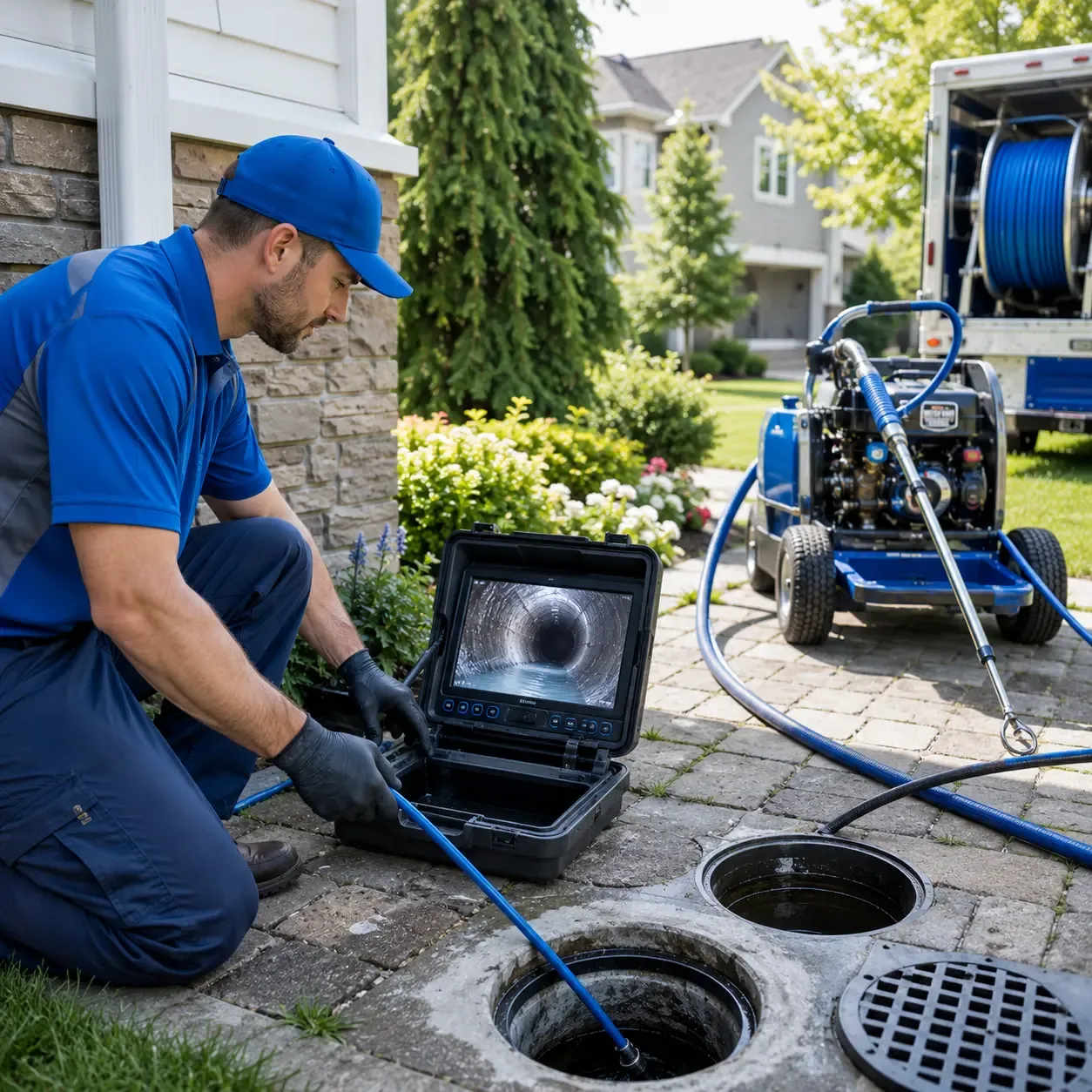 Outdoor drain cleaning professionals serving King, NC